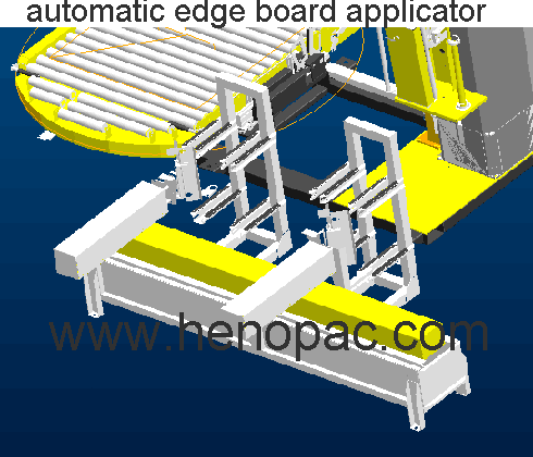 automaic vertical edge board applicator automatic vertical corner board applicator vertical corner board dispenser edge corner board feeder