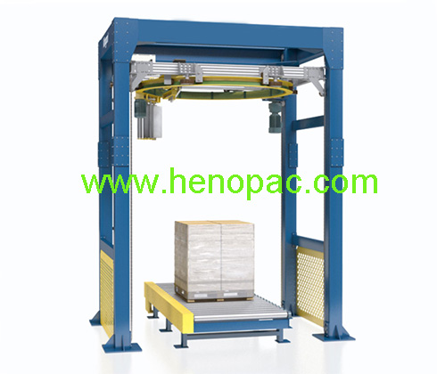 Rotary Ring strech wrapper Ring Type High Speed Fully Automatic Pallet Wrapping Machine 